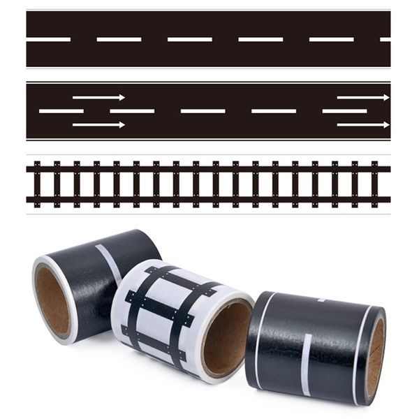 road tape for car toys car runway adhesive tape play room floor sticker removable track yjs dropship