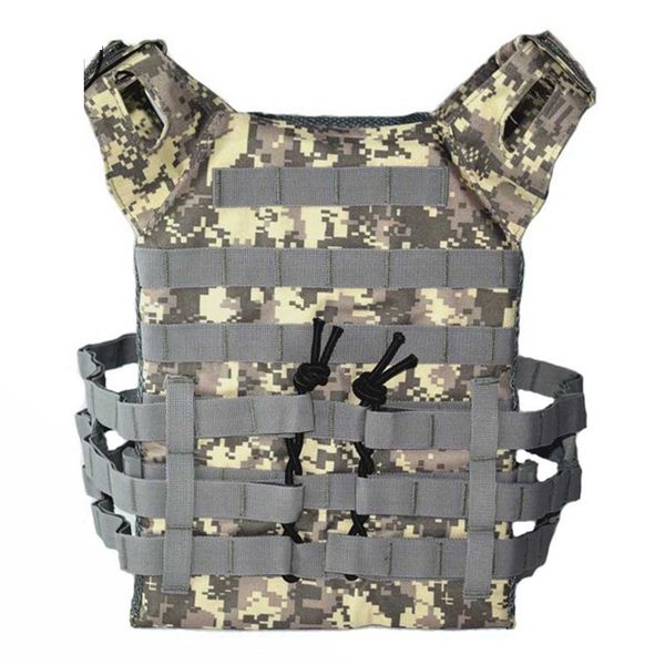 hunting jackets tactical vest molle equipment jpc combat outdoor paintball gear, Camo;black