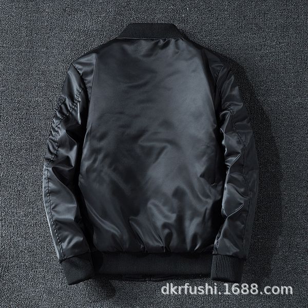 autumn and winter new style men slim fit stand collar jacket trend of fashion flight cotton coat simplicity classic double-sided, Black
autumn and winter new style men slim fit stand collar jacket trend of fashion flight cotton coat simplicity classic double-sided, Black