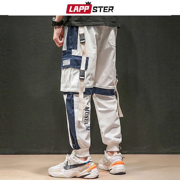 lappster japanese streetwear cargo pants 2019 color block ribbons baggy joggers pants patchwork harajuku sweatpants overalls 4xl, Black
lappster japanese streetwear cargo pants 2019 color block ribbons baggy joggers pants patchwork harajuku sweatpants overalls 4xl, Black