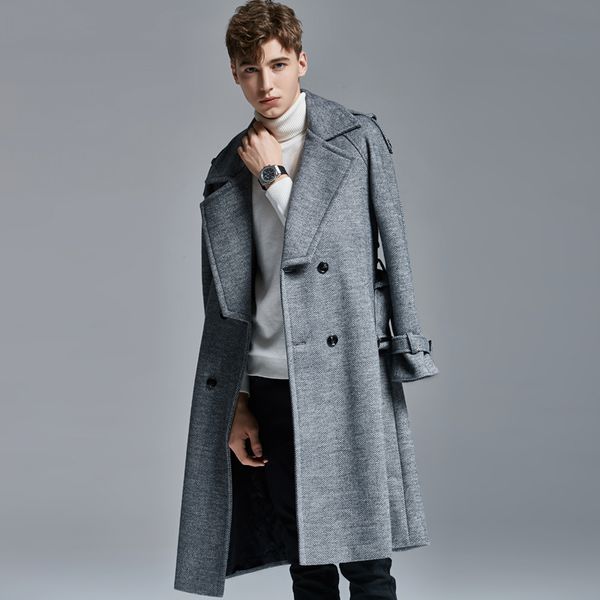 minglu long wool men trench luxury autumn and winter double breasted mens jackets and coats plus size 6xl slim fit male coats, Black
minglu long wool men trench luxury autumn and winter double breasted mens jackets and coats plus size 6xl slim fit male coats, Black