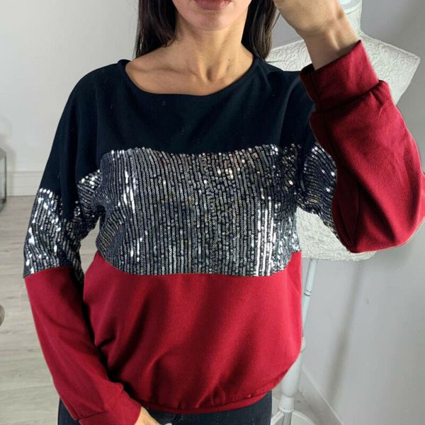 gothic vadim women modis cold shoulder sequin pullover blouse long sleeve patchwork ladies casual slim shirt blouse streetwear, White
gothic vadim women modis cold shoulder sequin pullover blouse long sleeve patchwork ladies casual slim shirt blouse streetwear, White