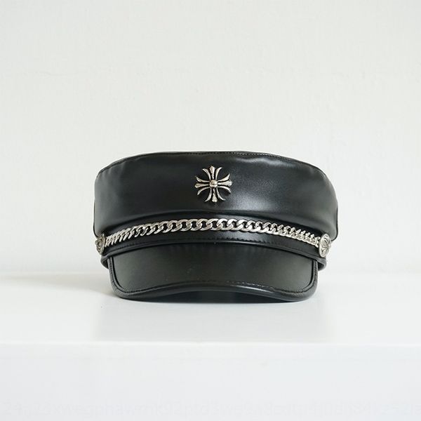 cross leather curved eaves chain hat navy hat children british ins small fragrant wind big head encirclement small size, Blue;gray
cross leather curved eaves chain hat navy hat children british ins small fragrant wind big head encirclement small size, Blue;gray