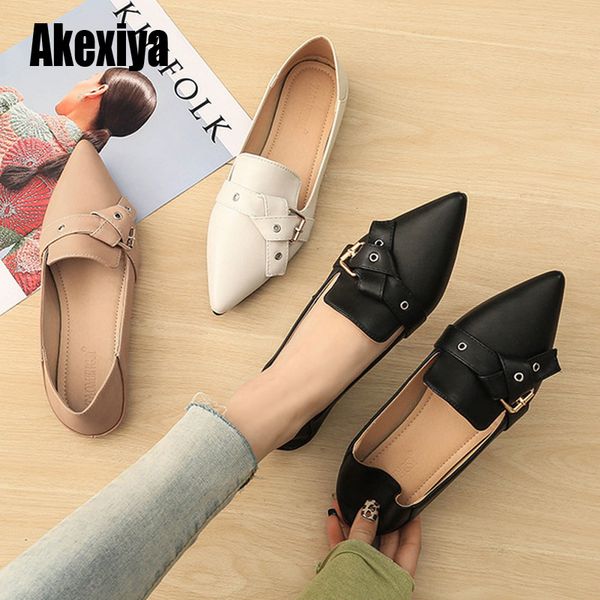 2020 spring new women's shoes fashion belt buckle korean version of pointed flat shoes wild one pedal lazy s039, Black
2020 spring new women's shoes fashion belt buckle korean version of pointed flat shoes wild one pedal lazy s039, Black