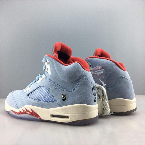 2019 trophy room air 5 jsp pack ice blue basketball shoes sail metallic gold university red ci1899-400 authentic shoes size 7-13, White;red
2019 trophy room air 5 jsp pack ice blue basketball shoes sail metallic gold university red ci1899-400 authentic shoes size 7-13, White;red