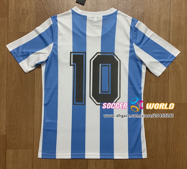 retro argentina soccer jersey 1986 argentina home 10# maradona riquelme football uniform size s-xxl, Black;yellow
retro argentina soccer jersey 1986 argentina home 10# maradona riquelme football uniform size s-xxl, Black;yellow