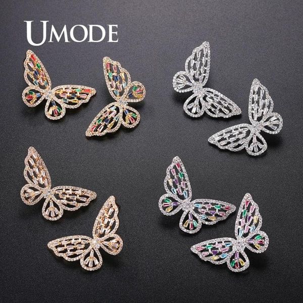 umode korean butterfly earrings for women vintage cute stud earrings luxury zircon wedding 2020 fashion jewelry ue0602, Golden;silver
umode korean butterfly earrings for women vintage cute stud earrings luxury zircon wedding 2020 fashion jewelry ue0602, Golden;silver