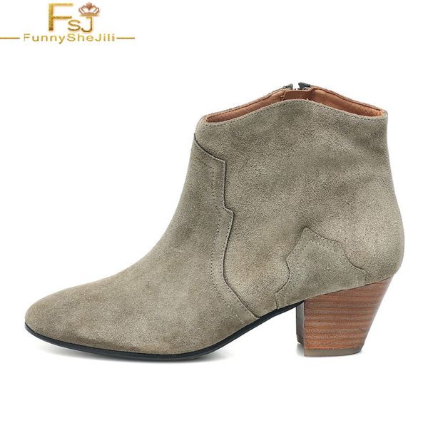 boots grey ankle high chunky heels round toe zipper booties large size 14 16 ladies winter fashion mature women shoes fsj, Black
boots grey ankle high chunky heels round toe zipper booties large size 14 16 ladies winter fashion mature women shoes fsj, Black