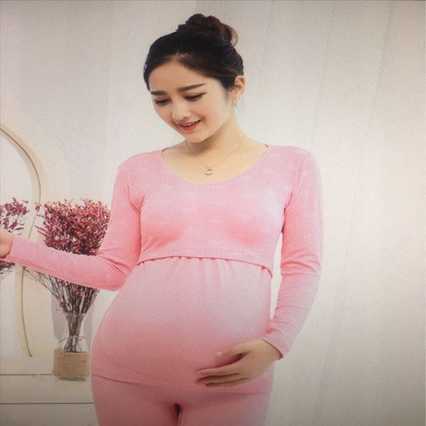 модальные беременных женщин осень nursing одежда нижнее белье одежда цю ku одежда термобелье послеродовые кормящих пижамы беременных месяц, Black;pink 
модальные беременных женщин осень nursing одежда нижнее белье одежда цю ku одежда термобелье послеродовые кормящих пижамы беременных месяц, Black;pink