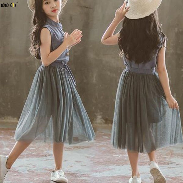 fashion school girls clothing set summer sleeveless mesh kid outfit shirt dress & skirt child clothes 4 5 6 7 8 9 10 11 12 years y190518, White
fashion school girls clothing set summer sleeveless mesh kid outfit shirt dress & skirt child clothes 4 5 6 7 8 9 10 11 12 years y190518, White