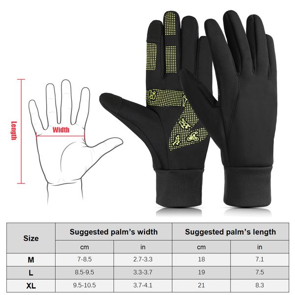 men / women winter warm cycling gloves touchscreen gloves windproof thermal gloves for driving cycling running fishing climbing, Black
men / women winter warm cycling gloves touchscreen gloves windproof thermal gloves for driving cycling running fishing climbing, Black