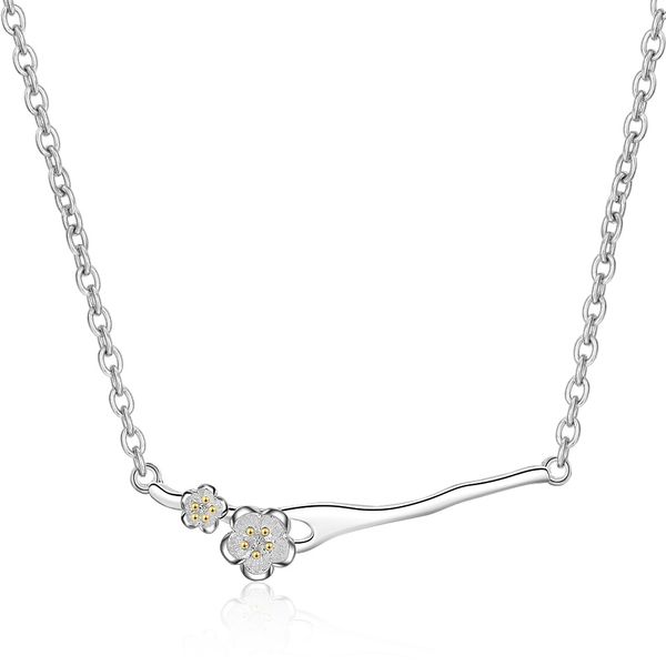 necklace womens fashion sweet branch cherry tree necklace fashion flower short paragraph clavicle chain, Silver
necklace womens fashion sweet branch cherry tree necklace fashion flower short paragraph clavicle chain, Silver
