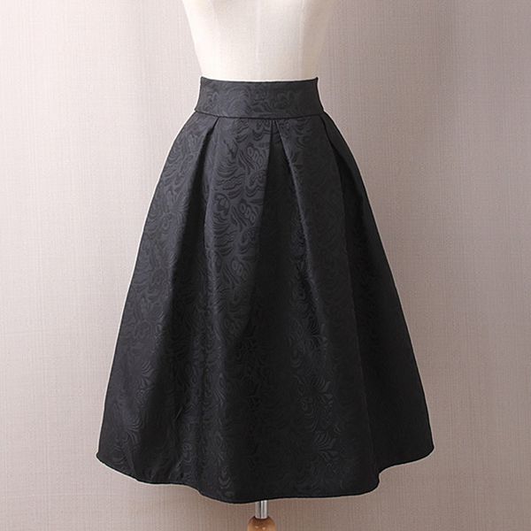 fashion women vintage printing dress knee length pleated pettiskirt european and american casual high waist skirt party dress, Black
fashion women vintage printing dress knee length pleated pettiskirt european and american casual high waist skirt party dress, Black