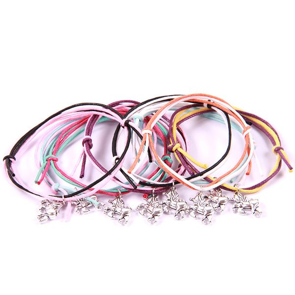 Children Ornaments Gift Colorful Double-deck Wax String Weave Unicorn Pendeloque Cut Children Bracelet
Children Ornaments Gift Colorful Double-deck Wax String Weave Unicorn Pendeloque Cut Children Bracelet