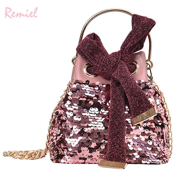 2019 spring new sweet bow tote bag quality pu leather women's handbag sequin bucket bag chain shoulder messenger bags
2019 spring new sweet bow tote bag quality pu leather women's handbag sequin bucket bag chain shoulder messenger bags