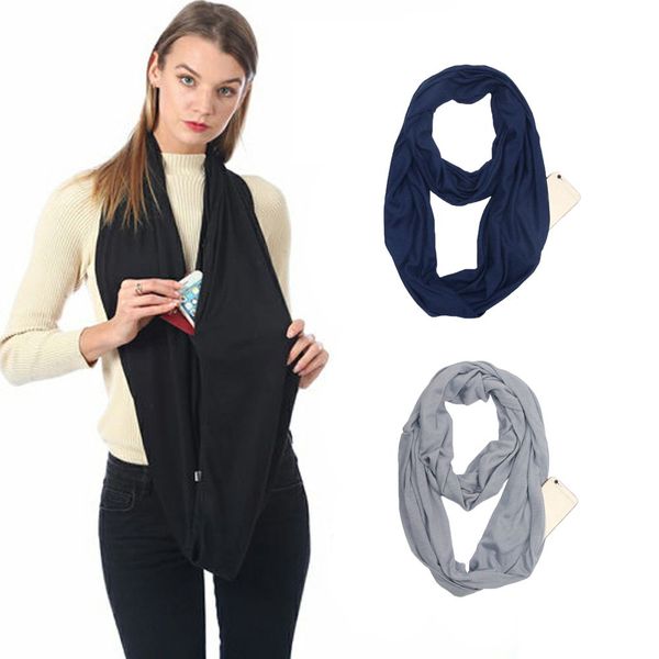 new fashion women warm infinity scarf journey travel crew collar scarf all-match loop long scarves lady zipper pocket bib
new fashion women warm infinity scarf journey travel crew collar scarf all-match loop long scarves lady zipper pocket bib