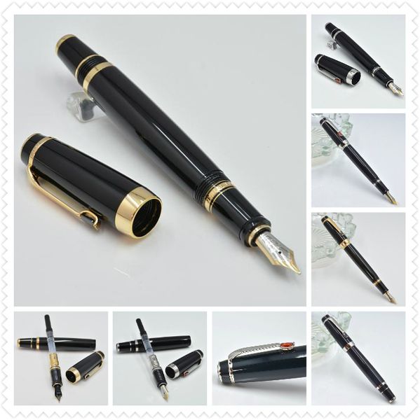 classic black resin fountain pen with gem school office stationery luxury writing 4810 nib ink pens for gift mt1094088
classic black resin fountain pen with gem school office stationery luxury writing 4810 nib ink pens for gift mt1094088