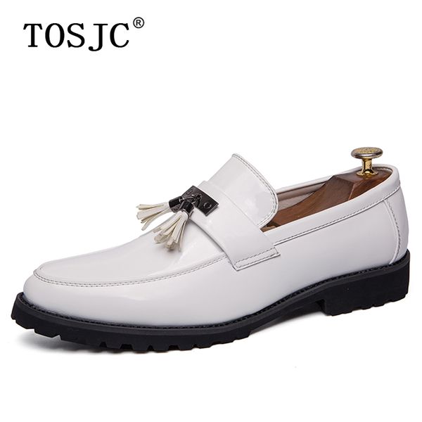 tosjc fashion men dress tassel loafers breathable slip-on formal shoes pointed-toe oxfords man white wedding shoes, Black
tosjc fashion men dress tassel loafers breathable slip-on formal shoes pointed-toe oxfords man white wedding shoes, Black