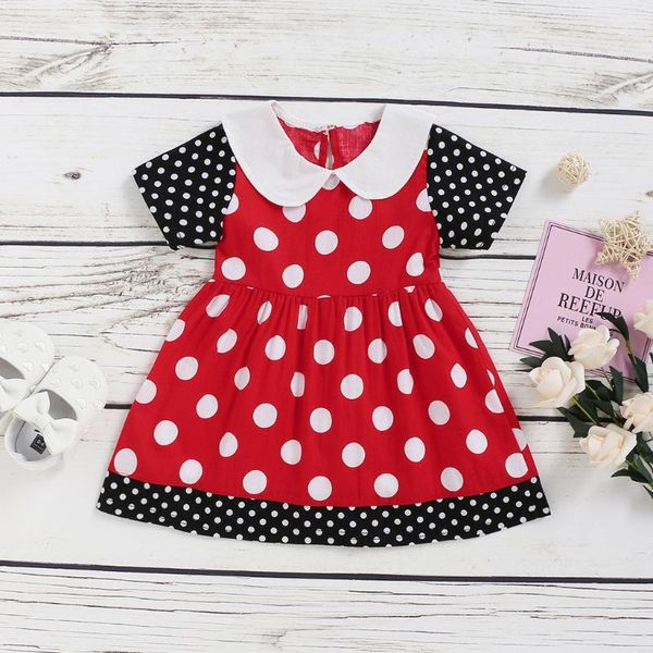 girls summer dress polka dot print dress baby girl costume princess girls party cute tutu 1-3 y girl clothing, Red;yellow
girls summer dress polka dot print dress baby girl costume princess girls party cute tutu 1-3 y girl clothing, Red;yellow