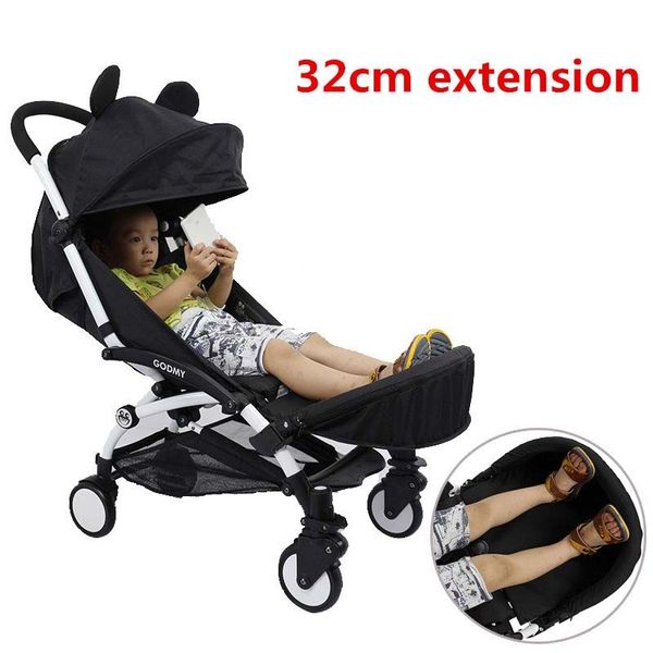Full Set---32cm Foot Extension Layer For Baby Throne Similar Stroller Accessory Feet Rest Toddler Length