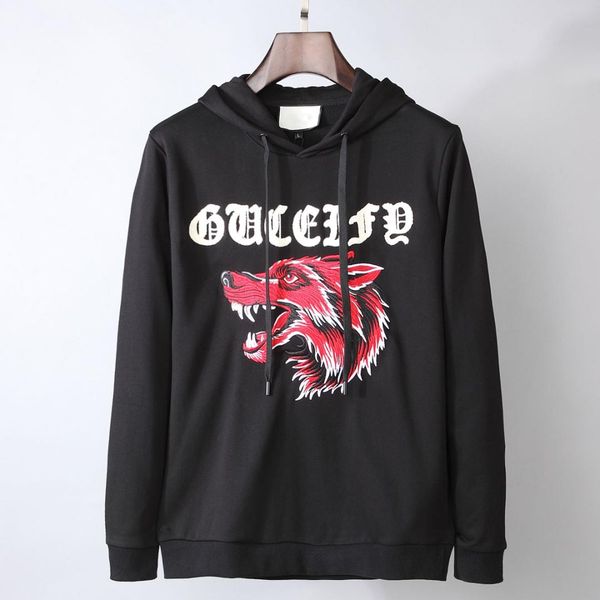 2019 animal embroidery brand mens hoodies fashion trend clothes long slim fit knitted winter pullover hooded sweatshirt sweat, Black
2019 animal embroidery brand mens hoodies fashion trend clothes long slim fit knitted winter pullover hooded sweatshirt sweat, Black