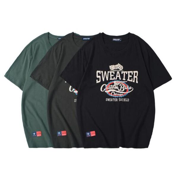 2019 Summer New Fashion Mens T Shirt Loose Large Size Half Sleeve Letter Printed Shirt 3 Colors M-3XL
2019 Summer New Fashion Mens T Shirt Loose Large Size Half Sleeve Letter Printed Shirt 3 Colors M-3XL