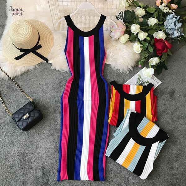 полосатые женщины платья 2019 весна лето robe вязаная bodycon свитер платье без рукавов stretch femme vestidos дизайнер одежды, Black;gray
полосатые женщины платья 2019 весна лето robe вязаная bodycon свитер платье без рукавов stretch femme vestidos дизайнер одежды, Black;gray