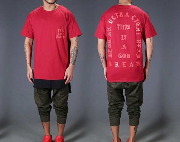 High Quality Hip Hop Street Pablo Kanye West Red Wine Gothic Tee Shirt Clothes Cotton T-shirt For Men Women
High Quality Hip Hop Street Pablo Kanye West Red Wine Gothic Tee Shirt Clothes Cotton T-shirt For Men Women
