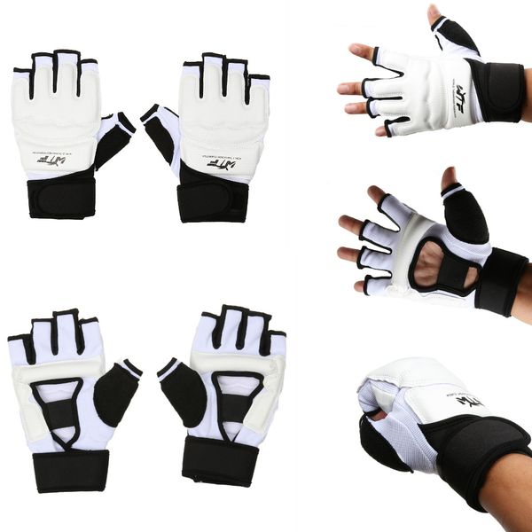 kid men women half finger boxing muay thai taekwondo punching gym gloves padded hand protector training punching bag white
kid men women half finger boxing muay thai taekwondo punching gym gloves padded hand protector training punching bag white