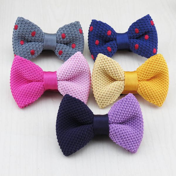 new children's knitted bowtie many double color stitching and dot pattern design mom tide treasure necessary, Black;gray
new children's knitted bowtie many double color stitching and dot pattern design mom tide treasure necessary, Black;gray