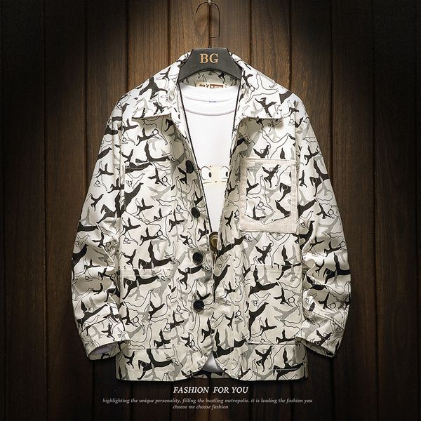 m-5xl mens jackets and coats streetwear floral bomber jacket men windbreaker fashions clothes autumn 95% cotton 5% spandex, Black;brown
m-5xl mens jackets and coats streetwear floral bomber jacket men windbreaker fashions clothes autumn 95% cotton 5% spandex, Black;brown