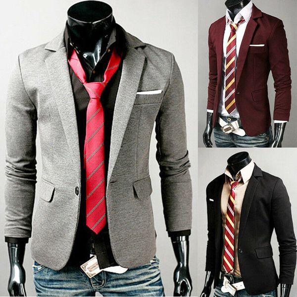 classic style men's slim fit suit blazers coat regular blazers single button business 3 colors casual jacket, White;black
classic style men's slim fit suit blazers coat regular blazers single button business 3 colors casual jacket, White;black