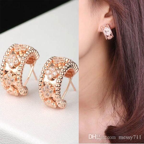fashion copper gold color flower with stone geal lady and girl party earrings, Golden;silver
fashion copper gold color flower with stone geal lady and girl party earrings, Golden;silver