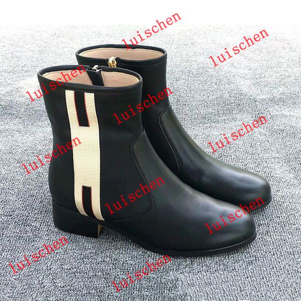 women luxury leather ankle boot designer black bonny webbing trimmed leather chelse boots winter shoes with box
women luxury leather ankle boot designer black bonny webbing trimmed leather chelse boots winter shoes with box