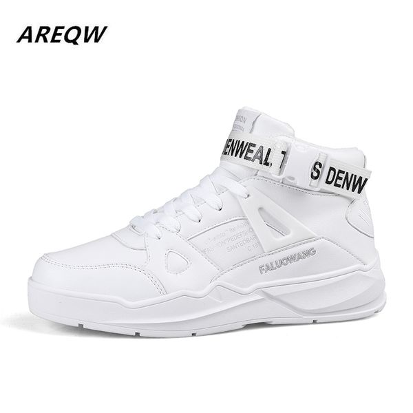 2019 spring and autumn solid color wild new comfortable men's pu casual shoes high to help breathable fashion men's shoes, Black
2019 spring and autumn solid color wild new comfortable men's pu casual shoes high to help breathable fashion men's shoes, Black