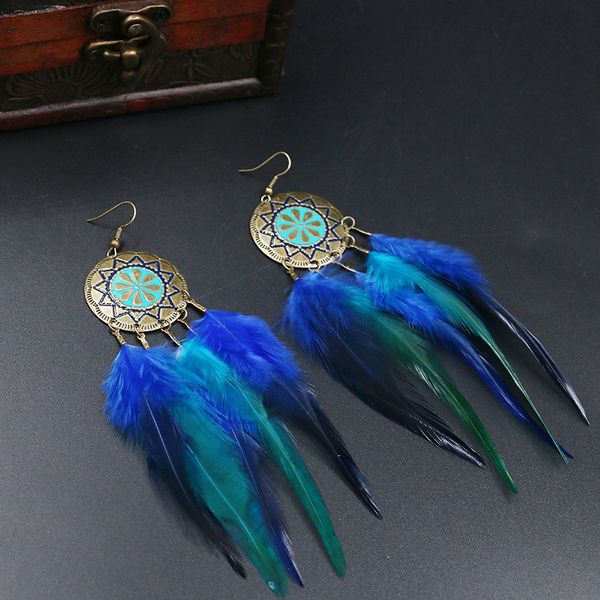 boho earrings dangle feather earring cool gift vintage handmade long drop earrings indian jewelry pendientes bijuteria bijoux, Silver
boho earrings dangle feather earring cool gift vintage handmade long drop earrings indian jewelry pendientes bijuteria bijoux, Silver