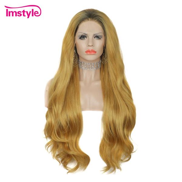 imstyle блондинка золотые парики для женщин длинные синтетические кружева фронт парик термостойкие волокна темный корень натуральный волнист, Black
imstyle блондинка золотые парики для женщин длинные синтетические кружева фронт парик термостойкие волокна темный корень натуральный волнист, Black