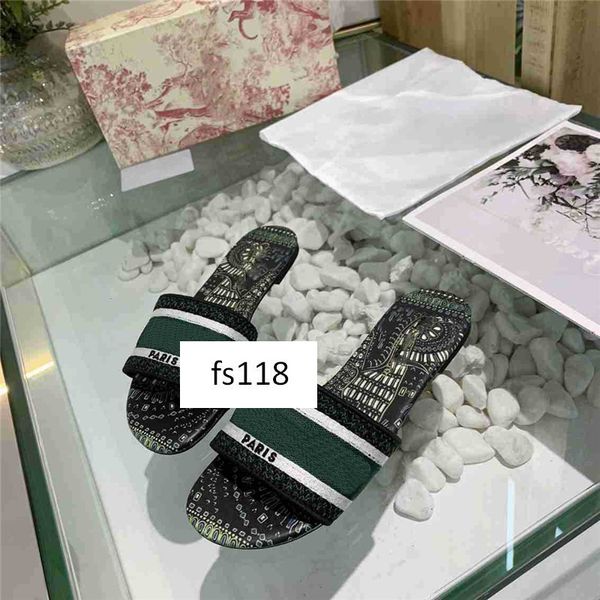 original box new 2020 dazzle flowers trendy bohemia women slippers fashion letter embroidery lady sandal 3, Black