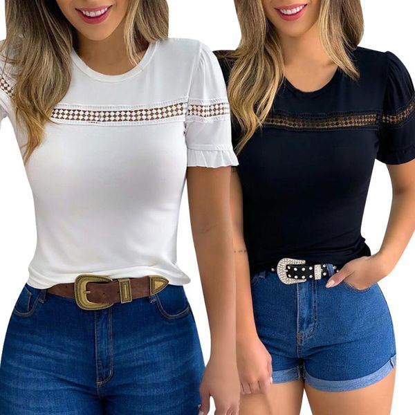 summer t shirt women ruffle 2020 tshirt hollow out t-shirts short sleeve ladies basic white slim casual tee shirts
summer t shirt women ruffle 2020 tshirt hollow out t-shirts short sleeve ladies basic white slim casual tee shirts