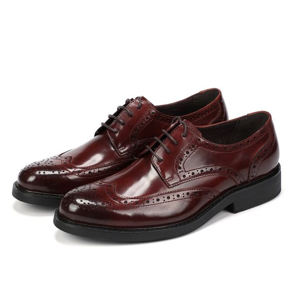 round toe genuine cow leather formal shoes men black red business office flats luxury fashion lace up oxford shoes js-a0078
round toe genuine cow leather formal shoes men black red business office flats luxury fashion lace up oxford shoes js-a0078