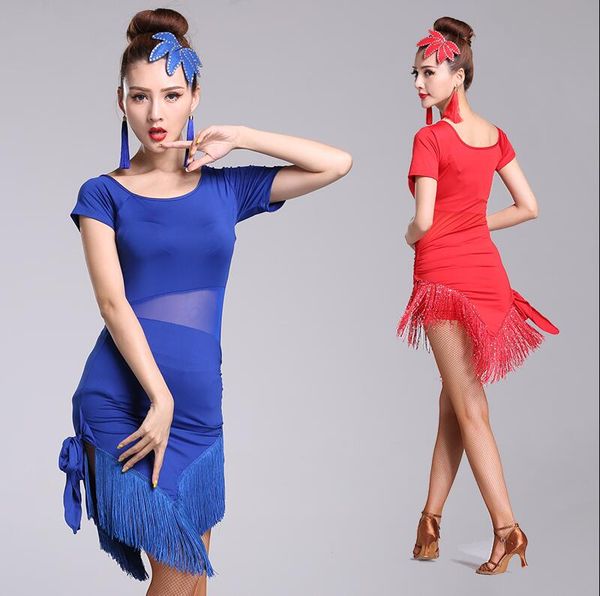 stage wear latin dance dresses women/girls sequin fringe skirt ballroom/tango/salsa/rumba/latin clothes, Black;red
stage wear latin dance dresses women/girls sequin fringe skirt ballroom/tango/salsa/rumba/latin clothes, Black;red