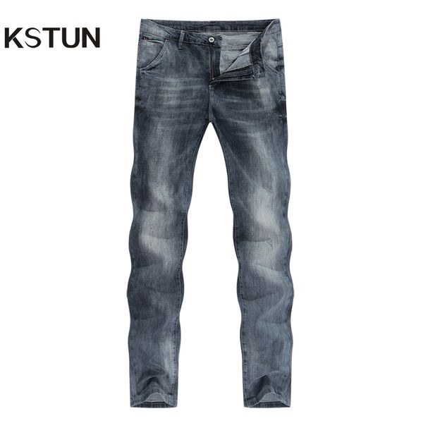 men's jeans kstun slim mens denim pants 2021 summer thin grey vintage casual fit male long trousers cowboys, Blue
men's jeans kstun slim mens denim pants 2021 summer thin grey vintage casual fit male long trousers cowboys, Blue