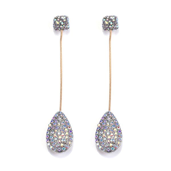 fashion super long water drop earrings women luxury ab rhinestone dangle earrings femme vintage statement earring jewelry, Silver
fashion super long water drop earrings women luxury ab rhinestone dangle earrings femme vintage statement earring jewelry, Silver
