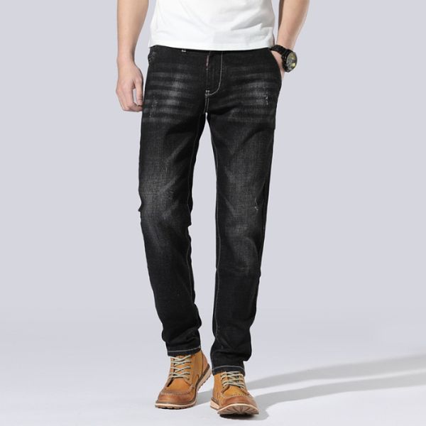 elasticity jeans men's summer loose straight popular brand large size casual black and white with pattern plus-sized lard-bucket, Blue
elasticity jeans men's summer loose straight popular brand large size casual black and white with pattern plus-sized lard-bucket, Blue
