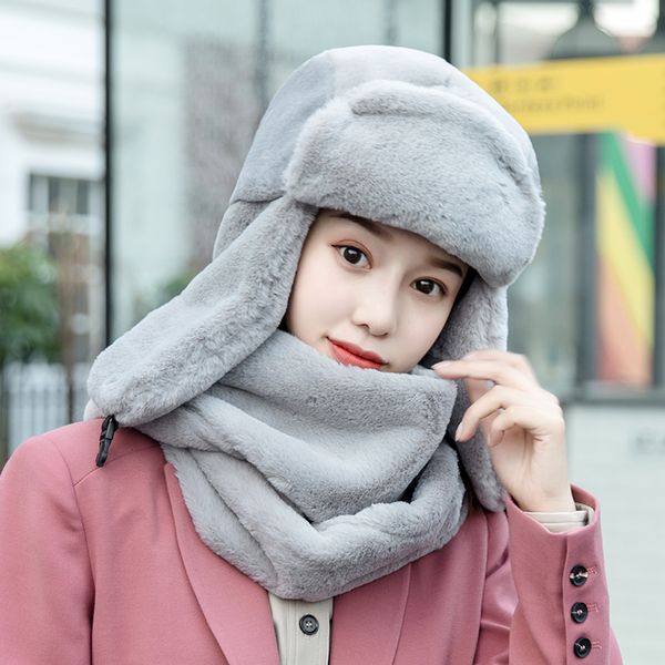 girl bomber hat women winter ear protection cold proof thickening pure color cap female lady cycling hats soft scarf set h7287, Blue;gray
girl bomber hat women winter ear protection cold proof thickening pure color cap female lady cycling hats soft scarf set h7287, Blue;gray