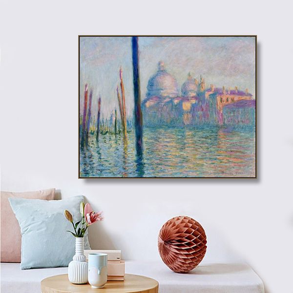 grand canal, venice by monet wall pictures posters print canvas painting calligraphy decor picture for living room home decor
grand canal, venice by monet wall pictures posters print canvas painting calligraphy decor picture for living room home decor
