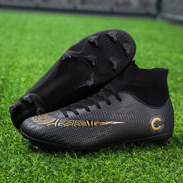 fg/tf soccer shoes long spikes high ankle football shoes boots outdoor for men adults kids athletic training sock cleats
fg/tf soccer shoes long spikes high ankle football shoes boots outdoor for men adults kids athletic training sock cleats