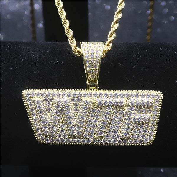 2019 men hip hop iced out wtf letters pendant necklaces pave setting cubic zirconia male hiphop necklace charm jewelry gifts, Silver
2019 men hip hop iced out wtf letters pendant necklaces pave setting cubic zirconia male hiphop necklace charm jewelry gifts, Silver