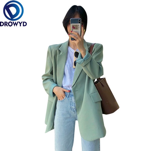 women green blazer 2020 new formal blazers lady office work suit pockets casual jackets coat loose blazer femme jackets 4 colors, White;black
women green blazer 2020 new formal blazers lady office work suit pockets casual jackets coat loose blazer femme jackets 4 colors, White;black