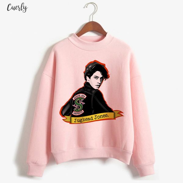 riverdale sweatshirts women pink regular south side serpents hoodies pullover long sleeve korean sweatshirt casual turtleneck clothes, Black
riverdale sweatshirts women pink regular south side serpents hoodies pullover long sleeve korean sweatshirt casual turtleneck clothes, Black